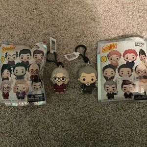 Seinfeld Manya and J. Peterman Keychains